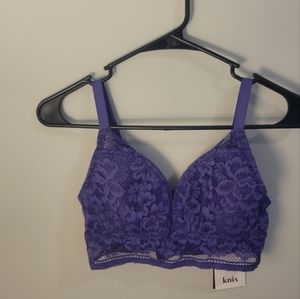 Knix Longline Lacy Wireless Bra